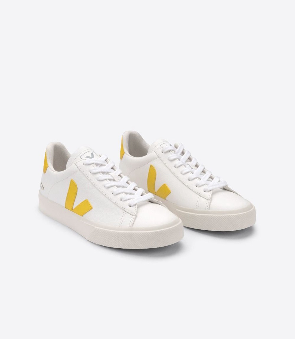 Veja Sneakers Mens - Campo Chromefree - White - 5629IEPZB